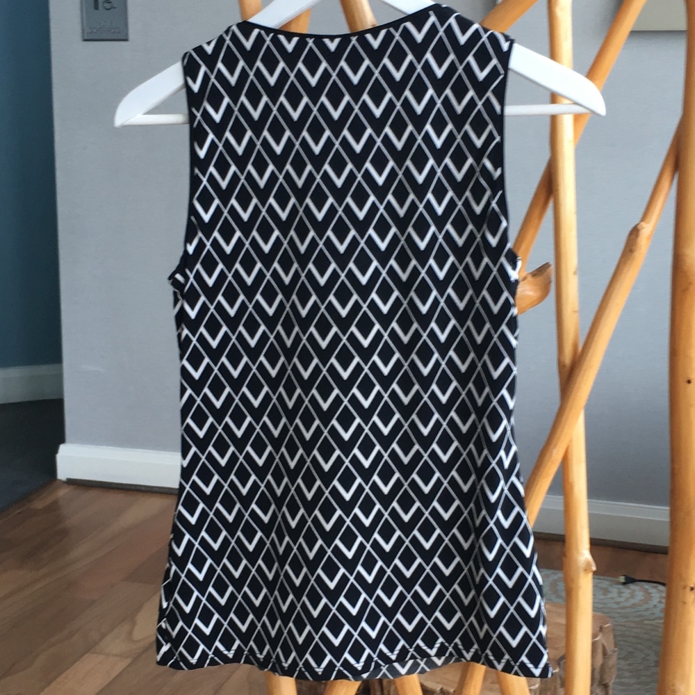 WHBM Ruffle Layer Shell Tank Top - Picture 5 of 6